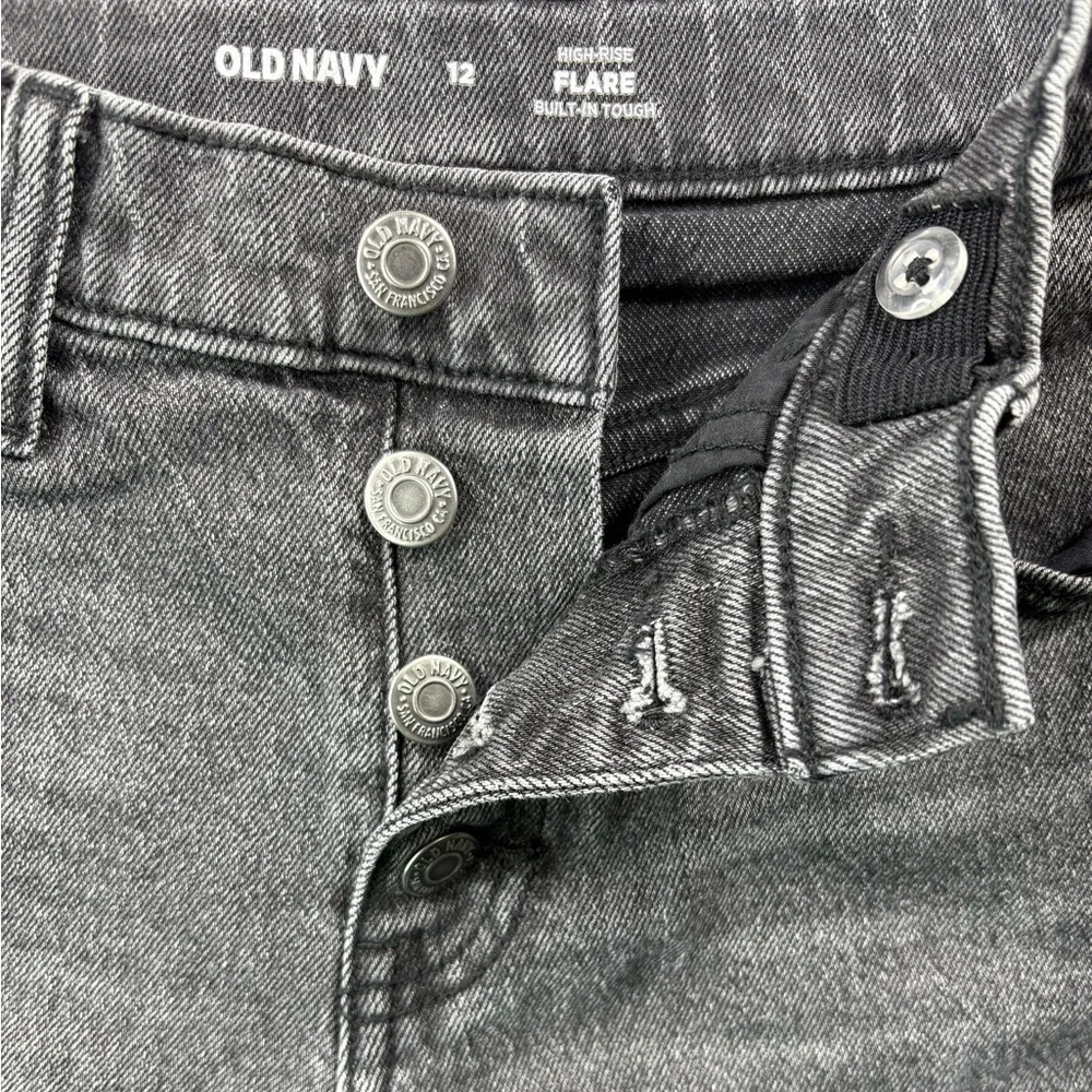 Old Navy Girls High-Waisted Built-In Tough Flare Jeans